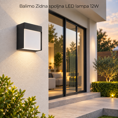Balimo Zidna spoljna LED lampa 12W 560lm 4000K