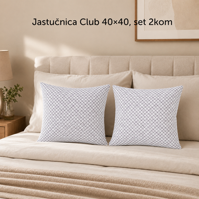 Jastučnica Club 40×40, set 2kom