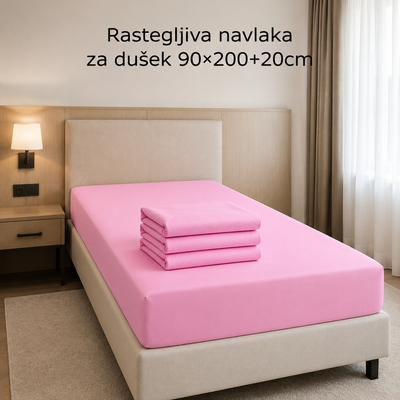 Rastegljiva navlaka za dušek 90×200+20cm