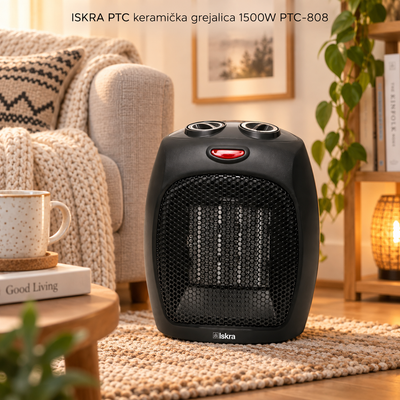 ISKRA PTC keramička grejalica 1500W PTC-808