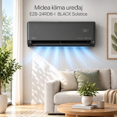 Midea klima uređaj EZB-24RD6-I BLACK Solstice