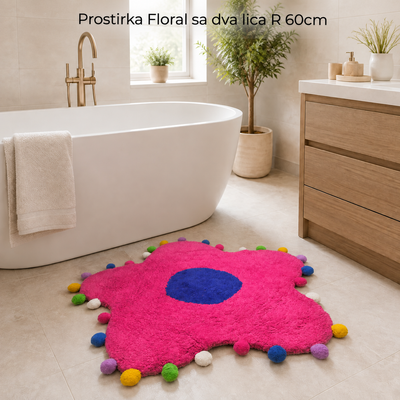 Prostirka Floral sa dva lica R 60cm