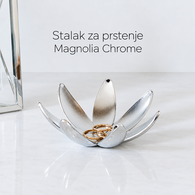 Stalak za prstenje Magnolia Chrome