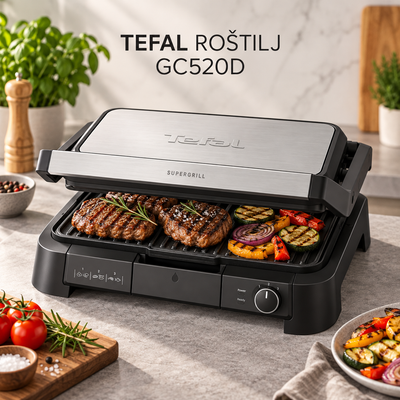 TEFAL ROŠTILJ GC520D
