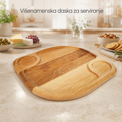 Višenamenska daska za serviranje – Bukva