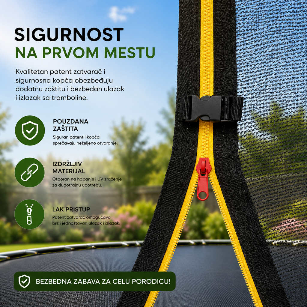 Trampolina INLEA ULTIMATE Jump – 500 cm | 280 kg