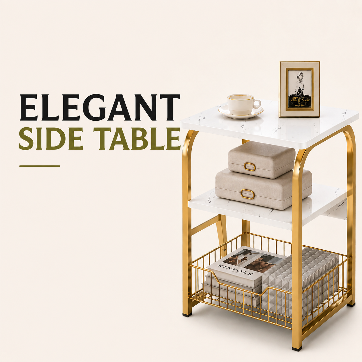 ELEGANT SIDE TABLE