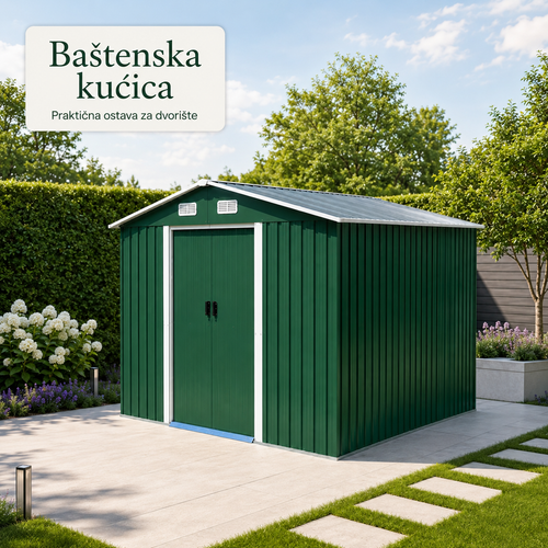 Metalna Baštenska Kućica 6,5 m²