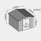 Metalna Baštenska Kućica 6,5 m²