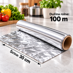 Aluminijumska folija 100 m – praktična i ekonomična za svakodnevnu upotrebu