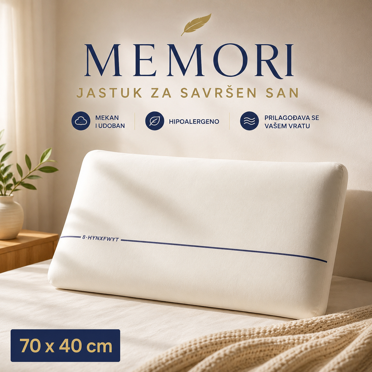Memory jastuk za savršen san