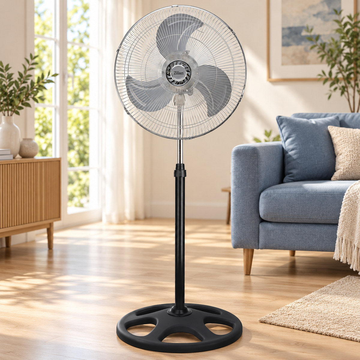 3-u-1 stoni ventilator (ventilator sa stalkom) ,55W ZLN3840