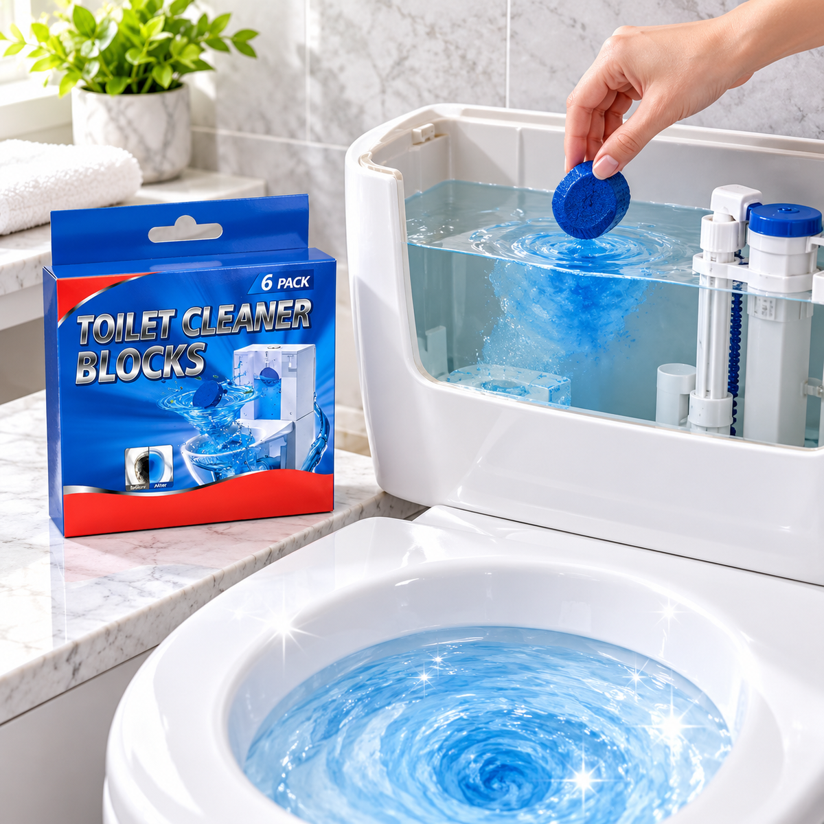 WC CLEANER – Moćne tablete za dubinsko čišćenje i svežinu WC šolje