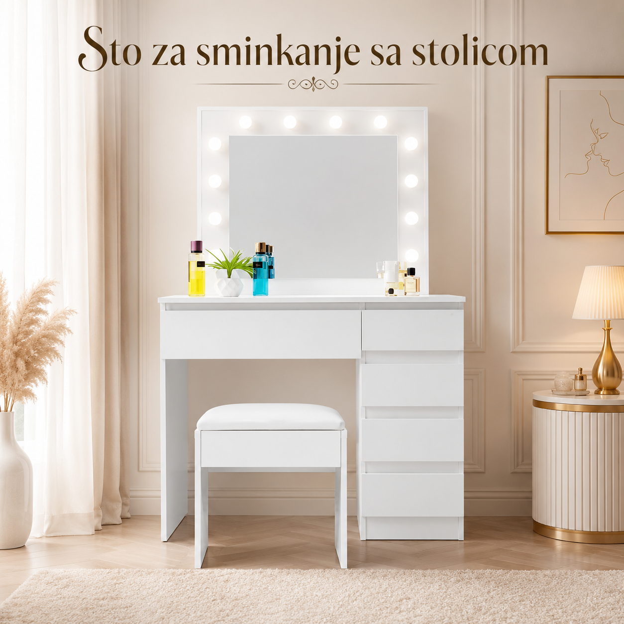 Šmink sto AGA sa stolico