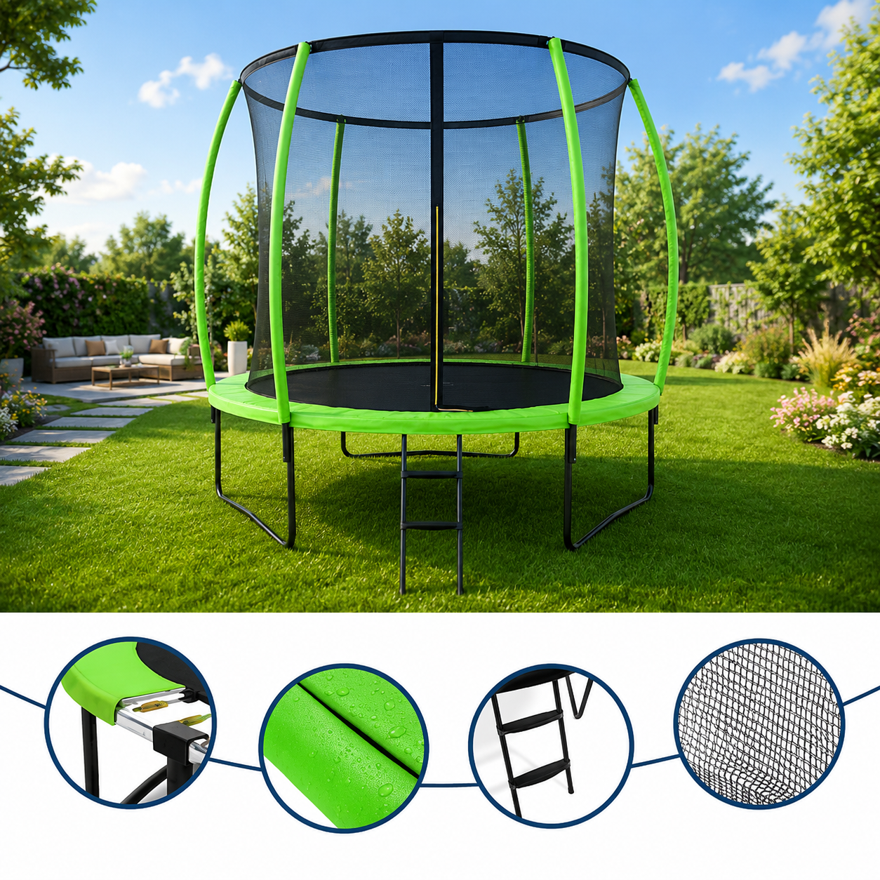 Trambolina INLEA ULTIMATE Jump – 250 cm
