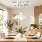 Ada VisilicaD30 E27 60W belo