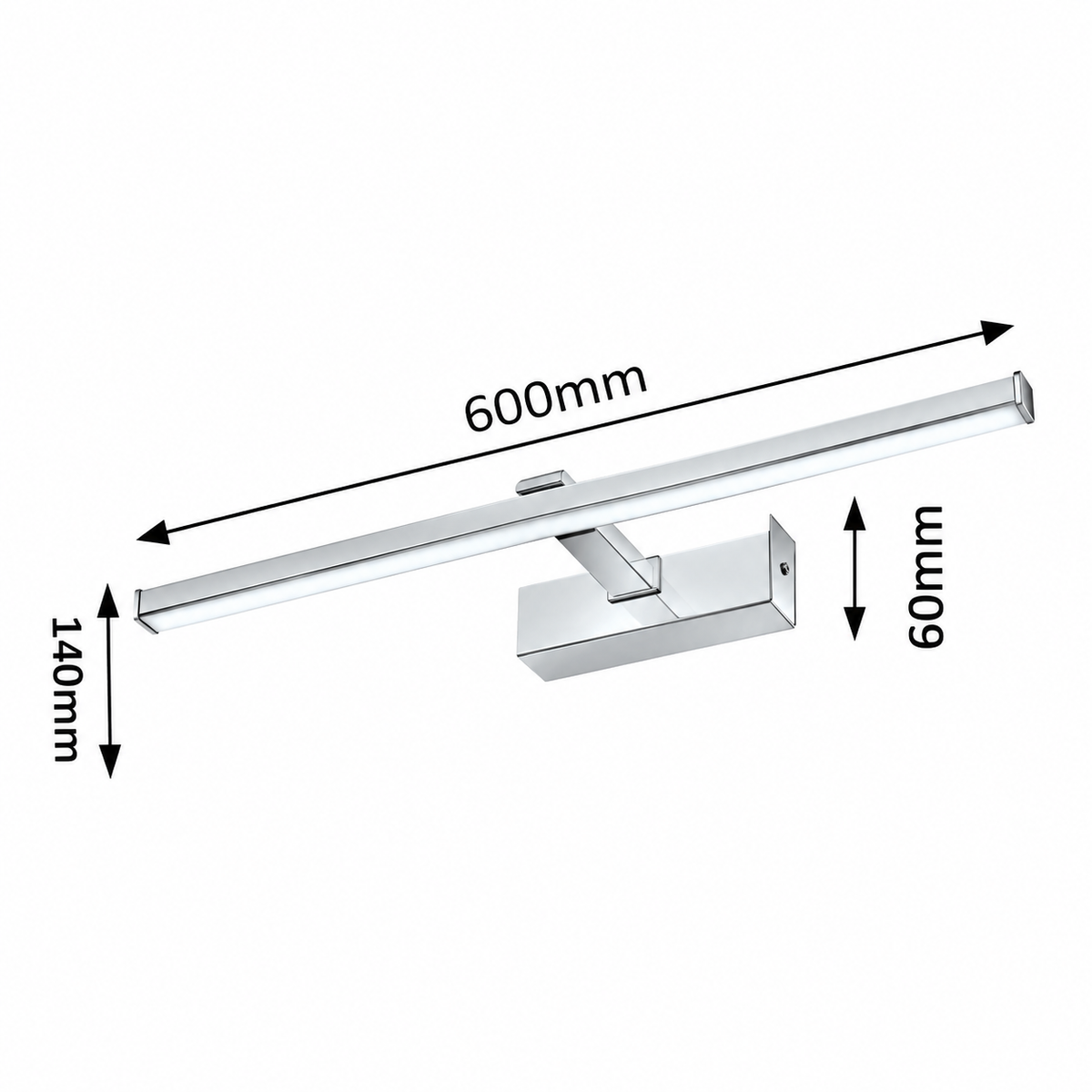 Albina picture light mat bela LED 12W