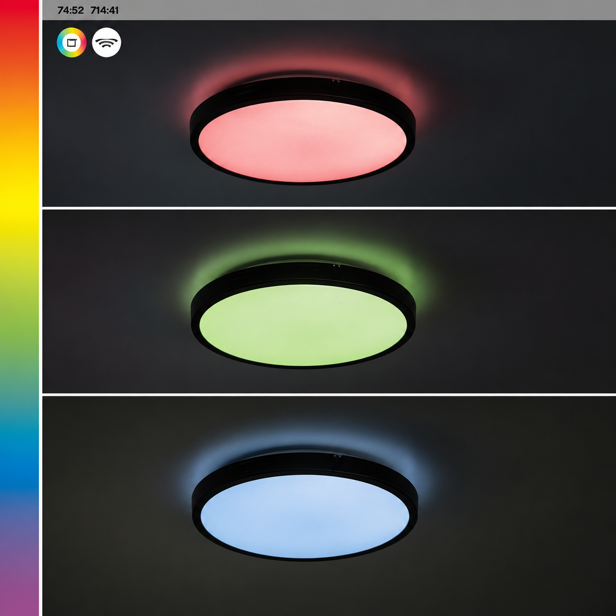 Alenzo LED SMART WiFi sa daljinskim 36W  42cm  bela