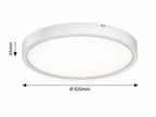 Alenzo LED SMART WiFi sa daljinskim 36W  42cm  bela