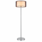 Anastasia Podna lampa E27 max 60W hrom/braon