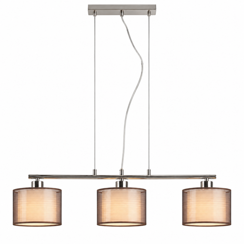Anastasia Visilica E27 3x60W hrom/braon