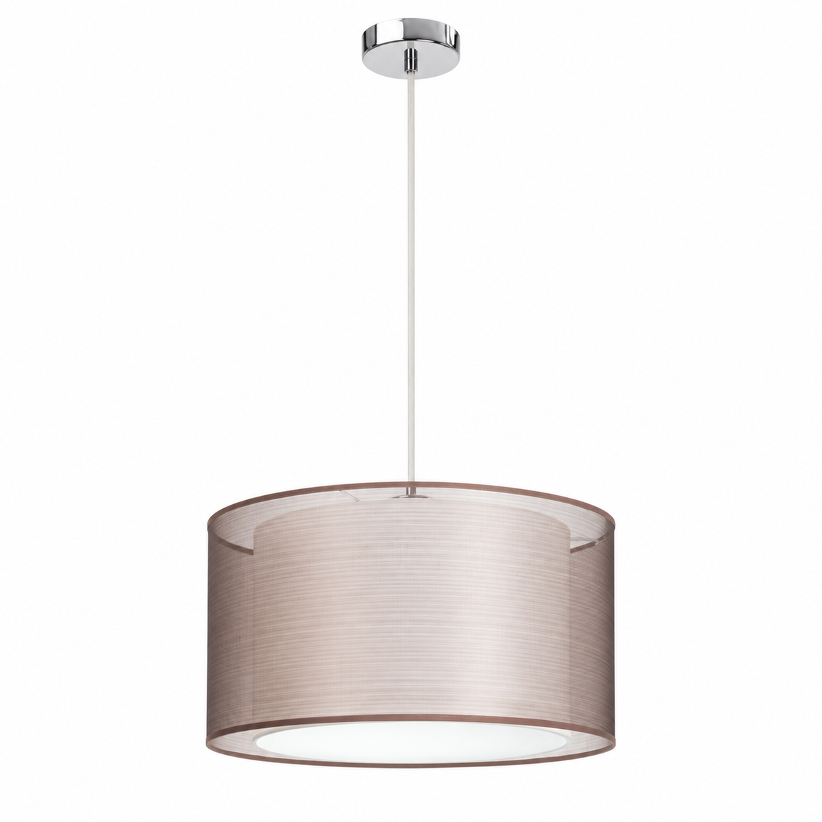Anastasia Visilica E27 60W hrom/brwn