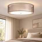 Anastasia plafonjera  3x25W hrom braon