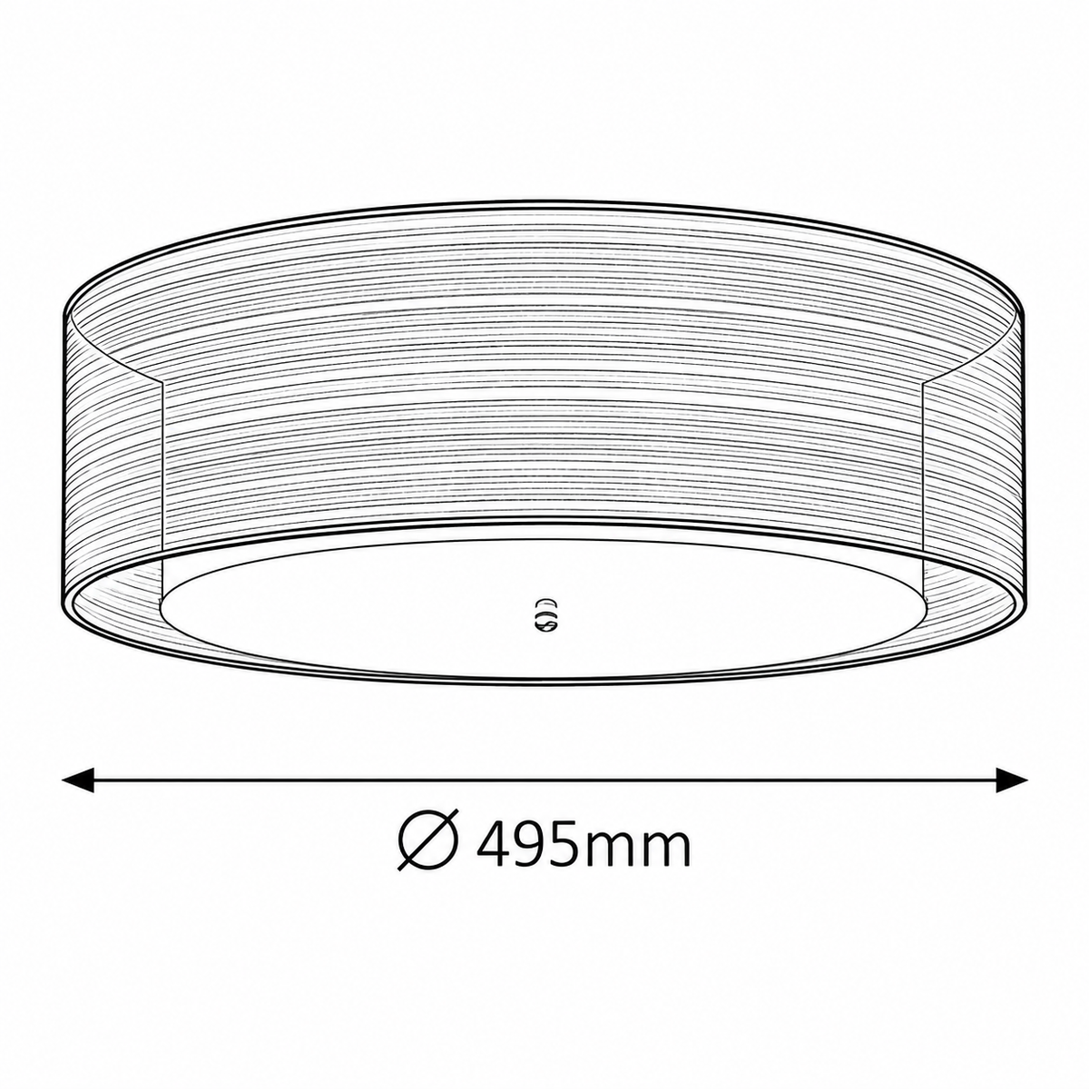 Anastasia plafonjera  3x25W hrom braon