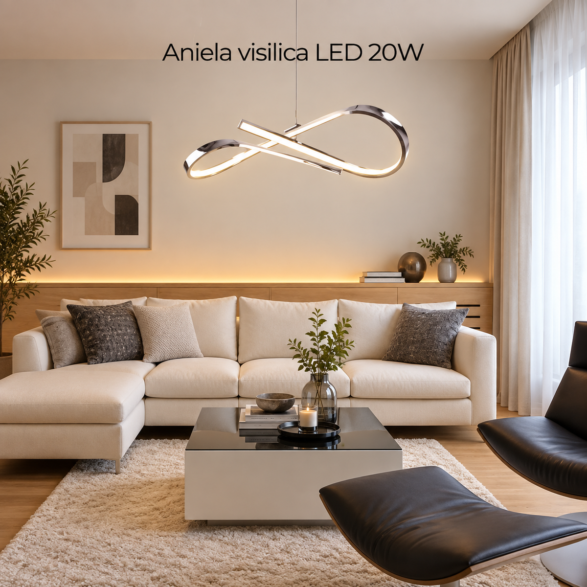 Aniela visilica LED 20W 1600lm 4000K