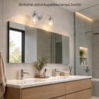Antoine zidna kupatilska lampa E14 2x40W