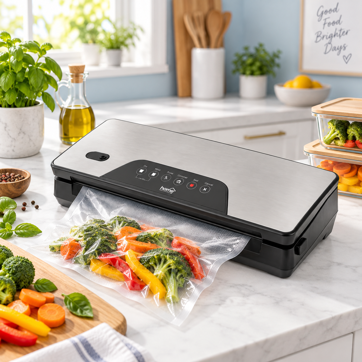 Aparat za zavarivanje i vakumiranje kesa 130W HGFH10