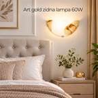 Art gold zidna lampa E27 60W