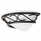Athen zidna lampa  E14 60W mat crno
