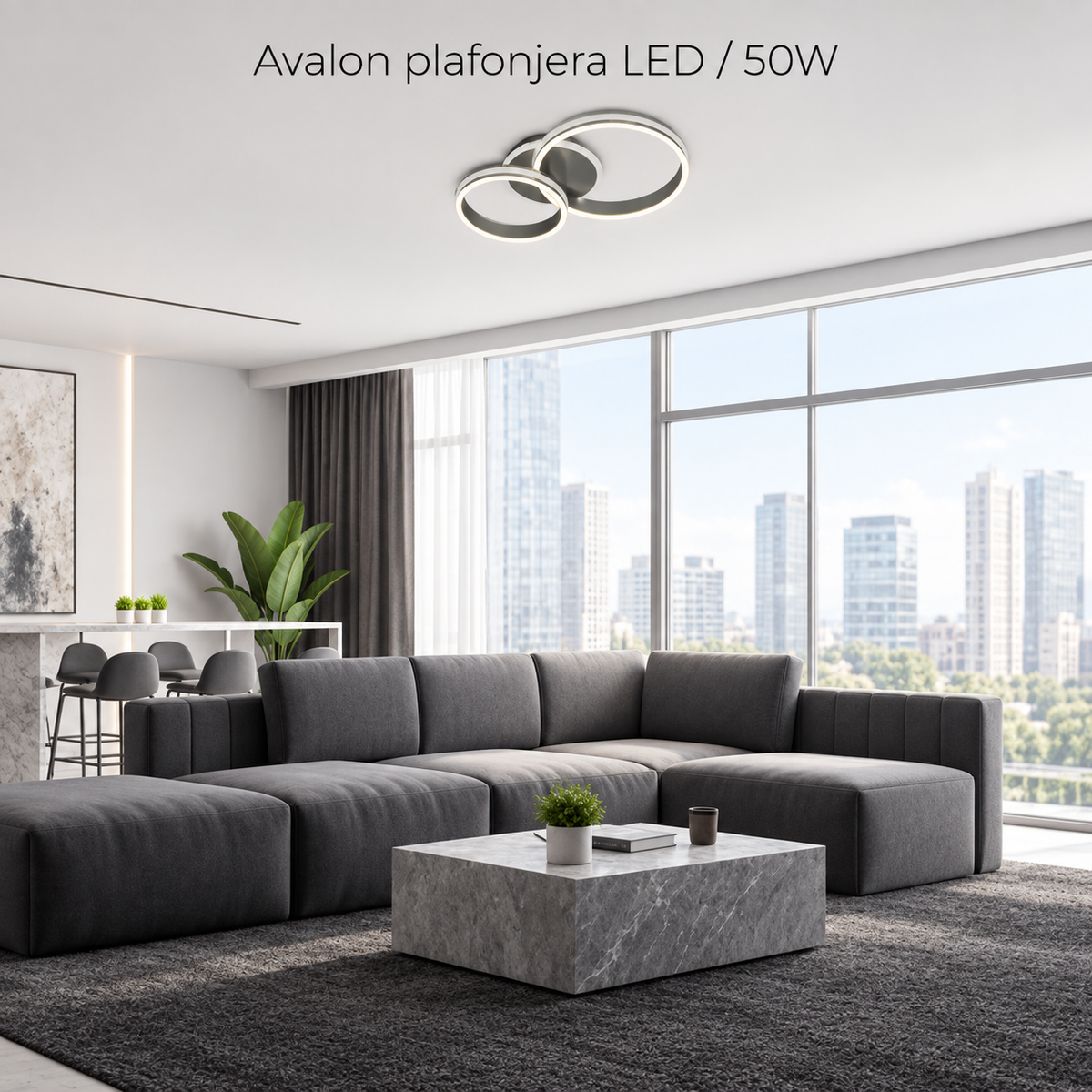 Avalon plafonjera LED / 50W