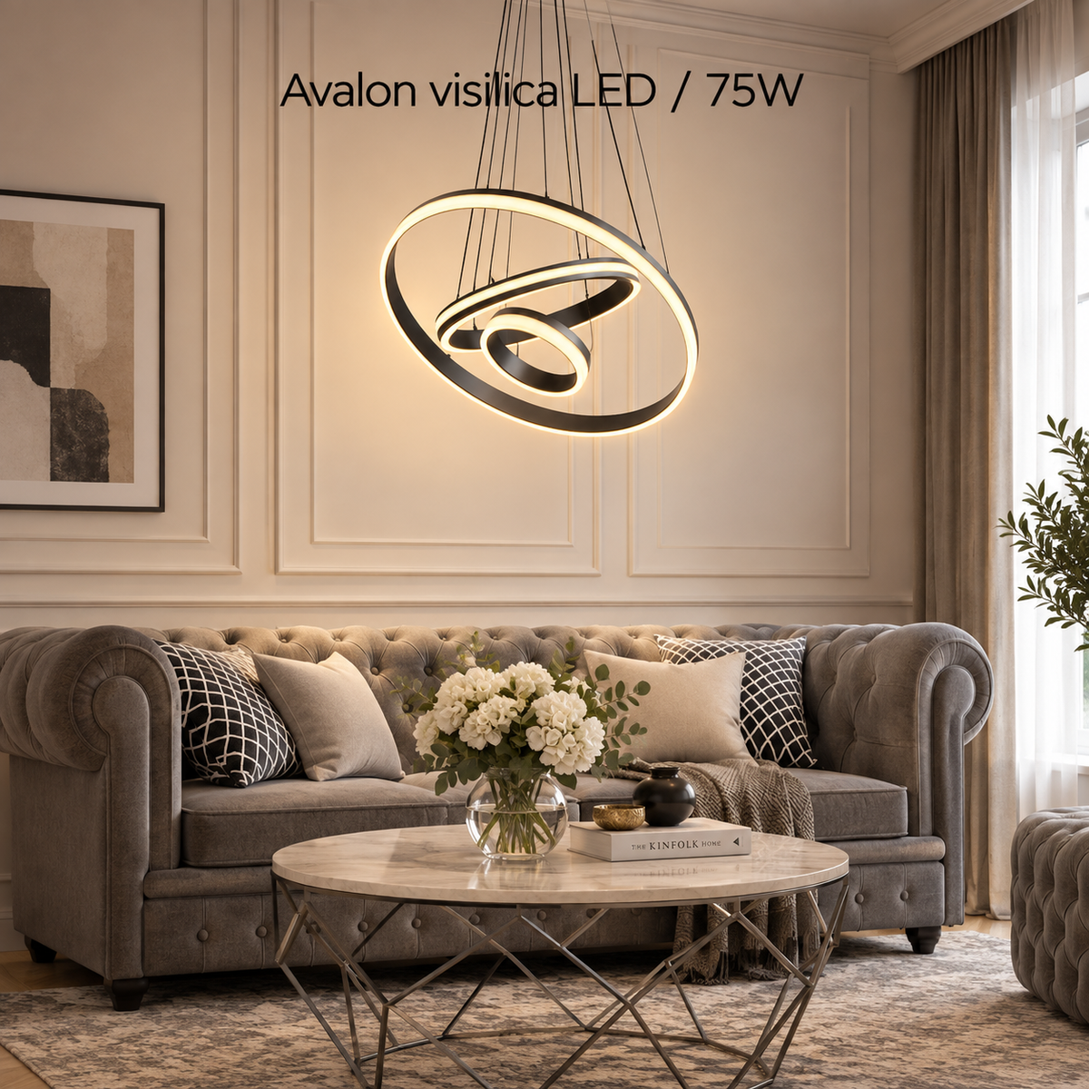 Avalon visilica LED / 75W