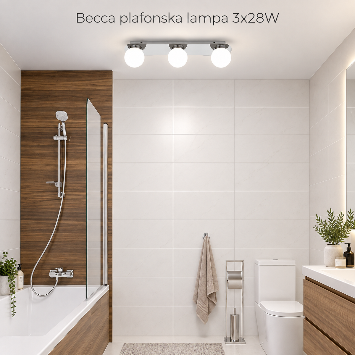 Becca plafonska lampa  3x28W