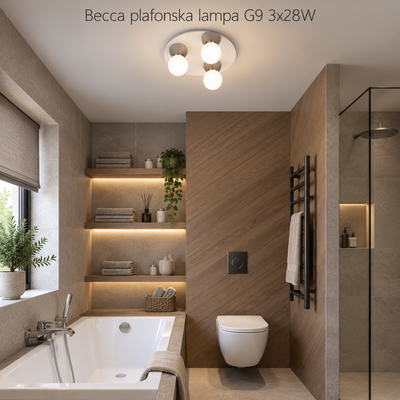 Becca plafonska lampa G9 3x28W