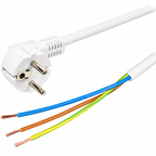Produžni kabl, 6 utičnica, 1.0mm², 1,5 met, beli NV 6/WH