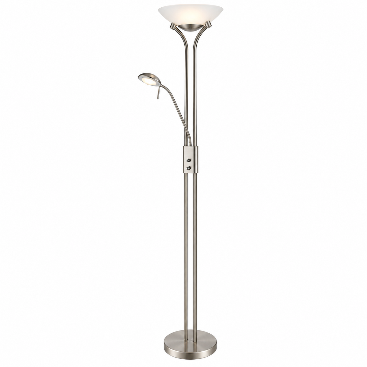 Beta podna lampa sa čitačem  hrom