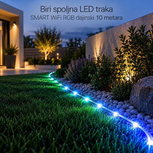 Biri spoljna LED traka SMART WiFi RGB  dajinski 10 metara