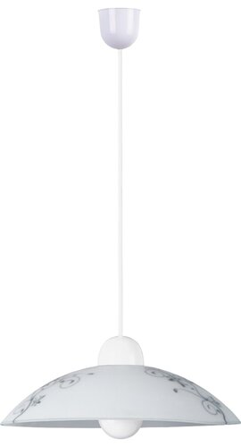 Bloomy visilica D30 E27 60W belo