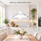 Bloomy visilica D30 E27 60W belo