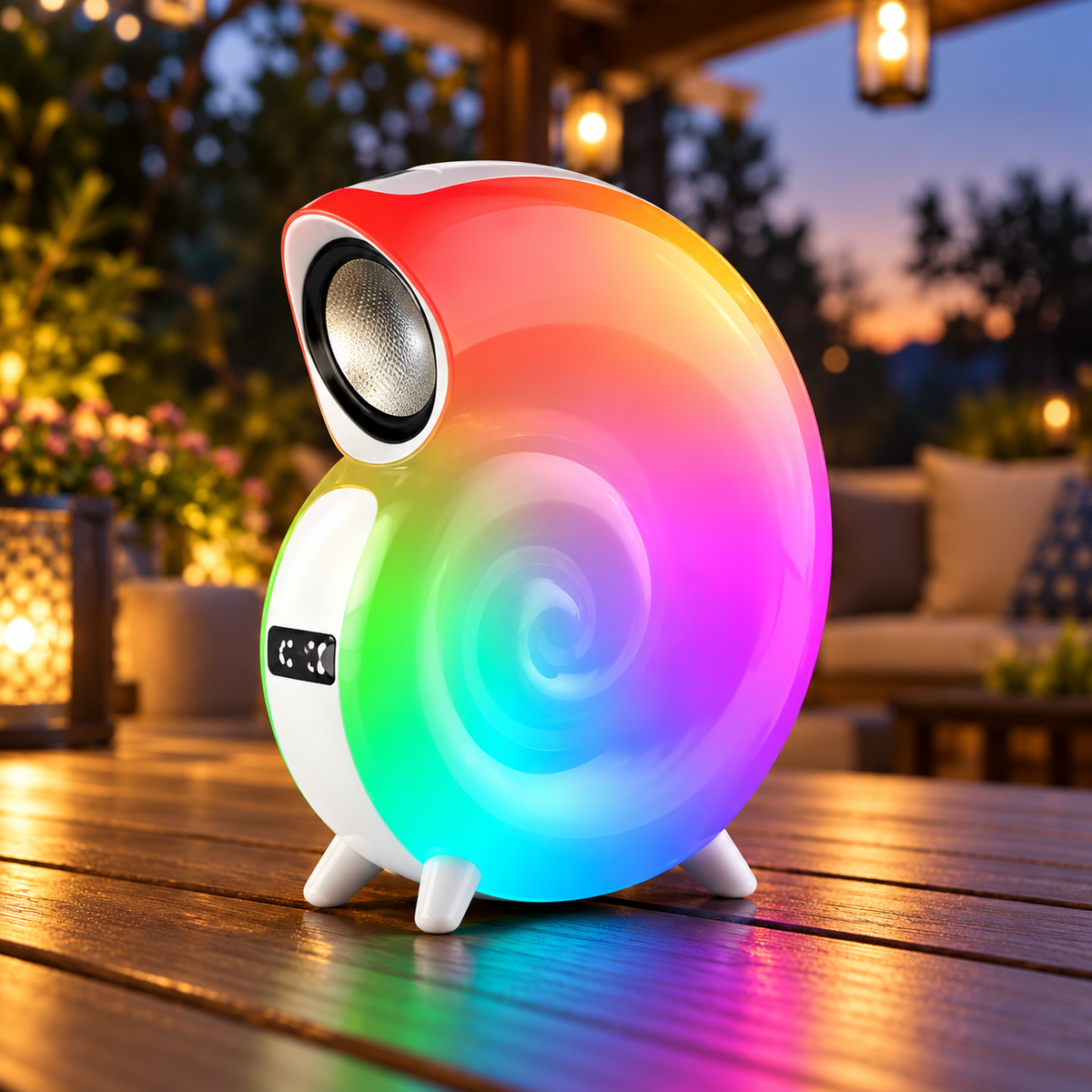 Bluetooth RGB zvučnik beli 18423-6209