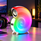 Bluetooth RGB zvučnik beli 18423-6209