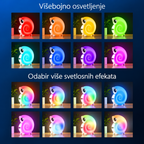 Bluetooth RGB zvučnik beli 18423-6210