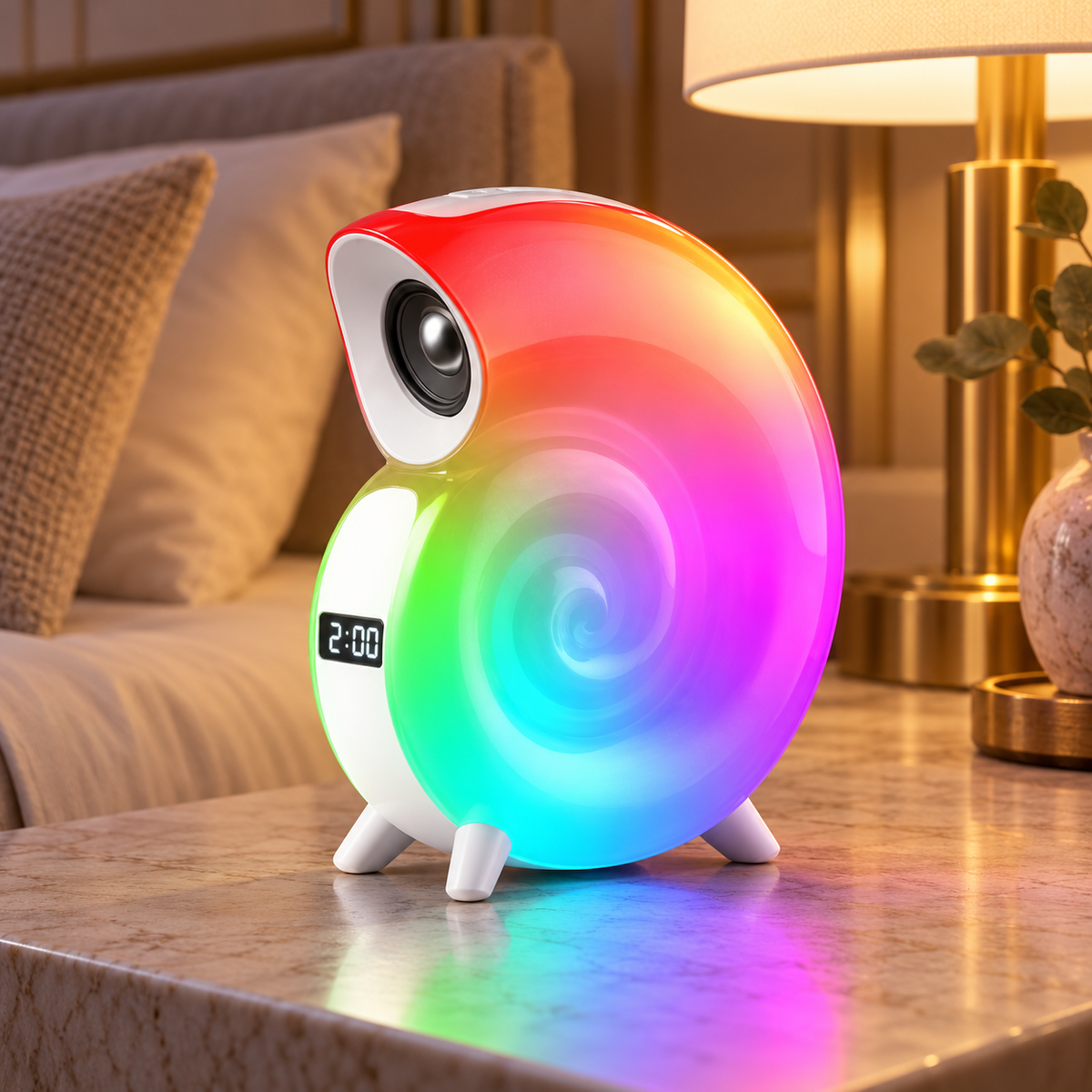 Bluetooth RGB zvučnik beli 18423-6210