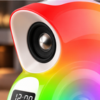 Bluetooth RGB zvučnik beli 18423-6210