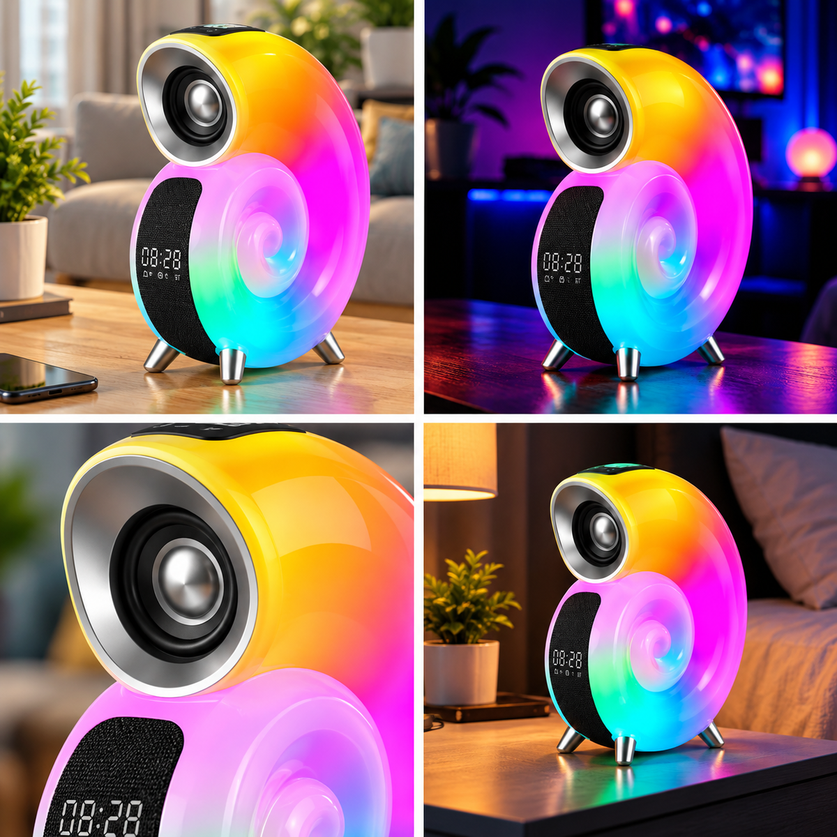 Bluetooth RGB zvučnik crni 17577-5959BK