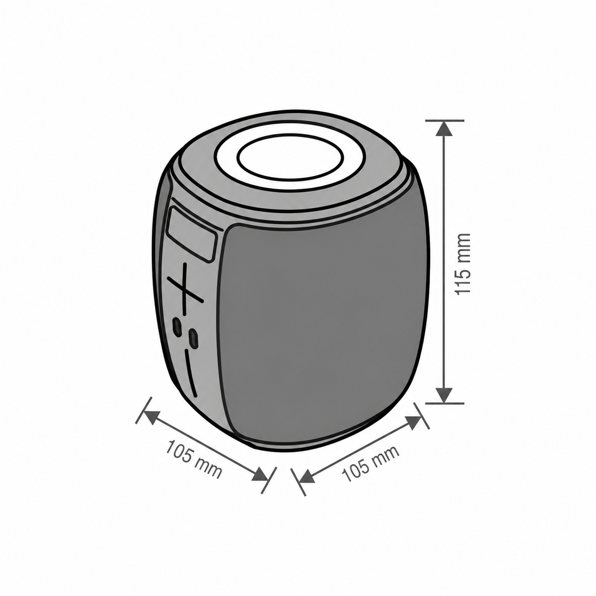 Bluetooth zvučnik 5W BT1000