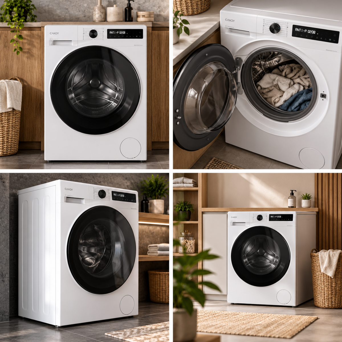 Candy BWR 485SBL6-S Mašina za pranje i sušenje